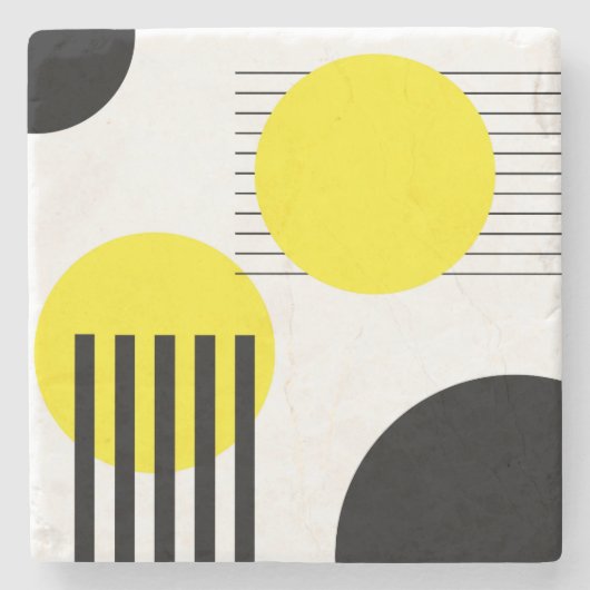 Abstraktes Design Steinuntersetzer (Vorderseite)
