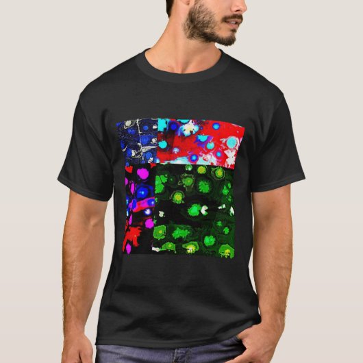 Abstraktes Design T-Shirt (Vorderseite)