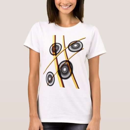 Abstraktes Design T-Shirt (Vorderseite)