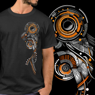 Abstraktes Design T-Shirt
