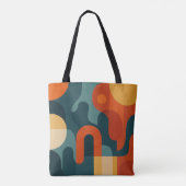 Abstraktes Design Tasche (Rückseite)