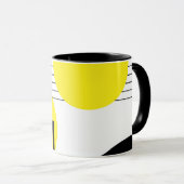 Abstraktes Design Tasse (VorderseiteRechts)