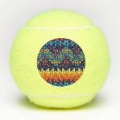 Abstraktes Design Tennisbälle (Vorderseite)