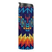 Abstraktes Design Thermosbecher (Nach rechts gedreht)