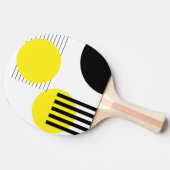 Abstraktes Design Tischtennis Schläger (Seitenansicht)