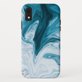 Abstraktes Design von Blue Beach Waves Case-Mate iPhone Hülle