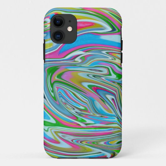 Abstraktes Design von Regenbläschen Case-Mate iPhone Hülle (Rückseite)