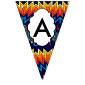 Abstraktes Design Wimpelkette (Dritte Fahne)