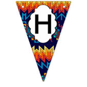 Abstraktes Design Wimpelkette (Zweite Fahne)