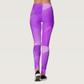 Abstraktes Digital Modern Art Muster Leggings (Rückseite)
