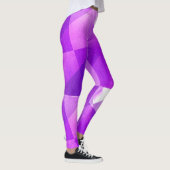 Abstraktes Digital Modern Art Muster Leggings (Rechts)