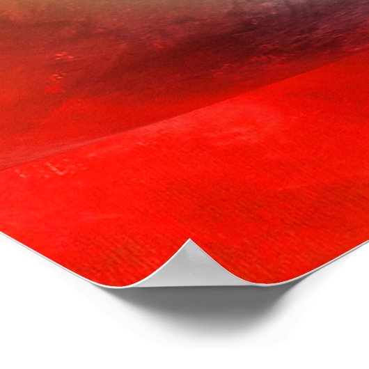 Abstraktes Digitaldruckplakat Poster (Ecke)