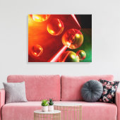 Abstraktes digitales Design Leinwanddruck (Insitu (Wohnzimmer))