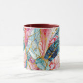 Abstraktes digitales Muster 1198 - Tasse (Zentrum)