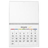 Abstraktes digitales Muster 1199 - Kalender 2025 (Jan 2027)