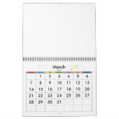 Abstraktes digitales Muster 1199 - Kalender 2025 (Mär 2027)