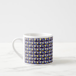Abstraktes digitales Muster 1216 - Espresso-Tasse Espressotasse