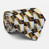 Abstraktes digitales Musterdesign 1215 - Krawatte  (Gerollt)