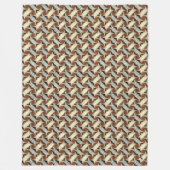 Abstraktes digitales Musterdesign 1220 - Blanket Fleecedecke (Vorderseite)