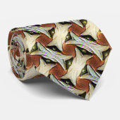 Abstraktes digitales Musterdesign 1220 - Krawatte  (Gerollt)