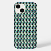 Abstraktes digitales Musterdesign 1221 - iPhone Ca Case-Mate iPhone Hülle (Rückseite)