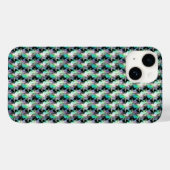 Abstraktes digitales Musterdesign 1221 - iPhone Ca Case-Mate iPhone Hülle (Rückseite (Horizontal))
