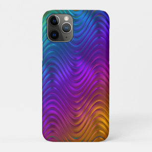 Abstraktes digitales Wellen saures psychedelisches Case-Mate iPhone Hülle