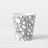 Abstraktes digitales Werk 10 Milchtasse (Vorderseite)