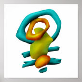 Abstraktes Ding Poster (Vorne)