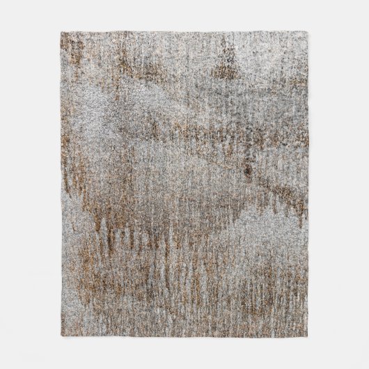 Abstraktes Dirty Concrete Surface Concept, Close C Fleecedecke (Vorderseite)