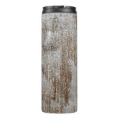 Abstraktes Dirty Concrete Surface Concept, Close C Thermosbecher (Rückseite)