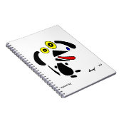 Abstraktes Dog-Notebook Notizblock (Rechte Seite)