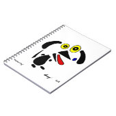 Abstraktes Dog-Notebook Notizblock (Linke Seite)