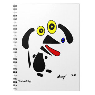 Abstraktes Dog-Notebook Notizblock