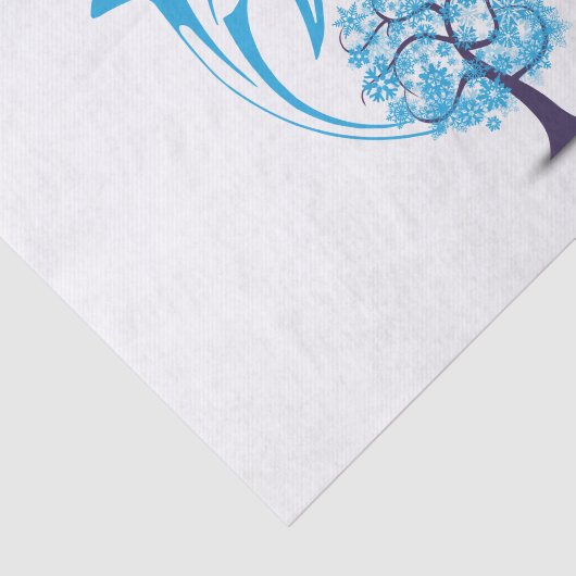 Abstraktes Dolphin-Gewebe Seidenpapier (Ausschnitt)