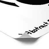 Abstraktes Dosenplakat Poster (Ecke)