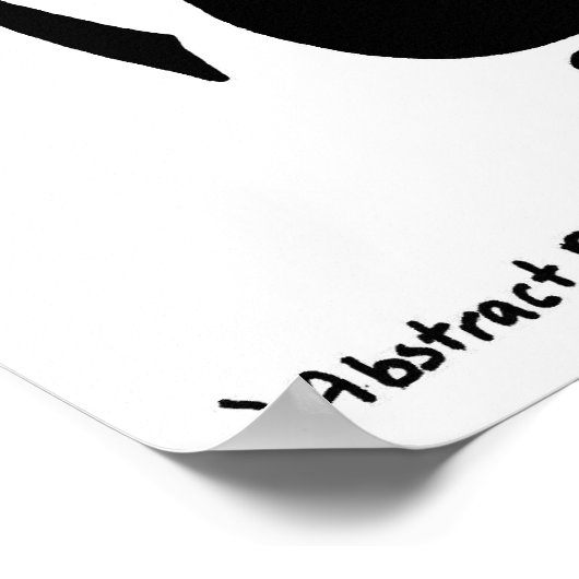 Abstraktes Dosenplakat Poster (Ecke)