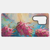 Abstraktes Dragon Fruchtfantasy Artwork Samsung Galaxy Hülle (Rückseite (Horizontal))