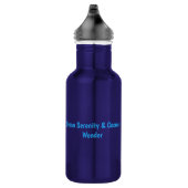 Abstraktes Dreamscape Ozean Ruhe und kosmisches Wu Edelstahlflasche (Rechts)