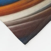 Abstraktes Dreamscape Ozean Ruhe und kosmisches Wu Fleecedecke (Ecke)