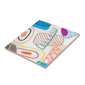 Abstraktes Drehbuch in Pastellfarben Fliese (Seite)