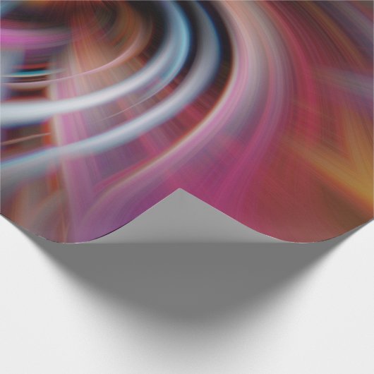 Abstraktes Drehen Geschenkpapier (Ecke)