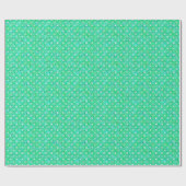 Abstraktes Drehmuster - Jadegrün Geschenkpapier (Flach)