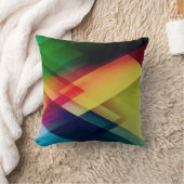 Abstraktes Dreieck Kissen (Decke)