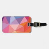 Abstraktes Dreieck-Muster Gepäckanhänger (Vorderseite horizontal)