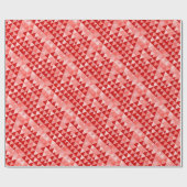 Abstraktes Dreieck-Muster Geschenkpapier (Flach)