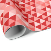 Abstraktes Dreieck-Muster Geschenkpapier (Rolleneckpunkt)