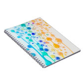 Abstraktes Droplet-Kunstbuch Notizblock (Rechte Seite)