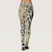 Abstraktes Druckdesign für Tiere 6 Leggings (Rückseite)
