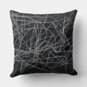 Abstraktes Druckkissen Kissen (Rückseite)